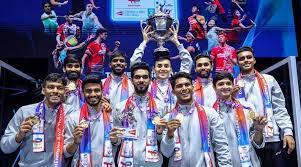 India won the Thomas Cup for the first time